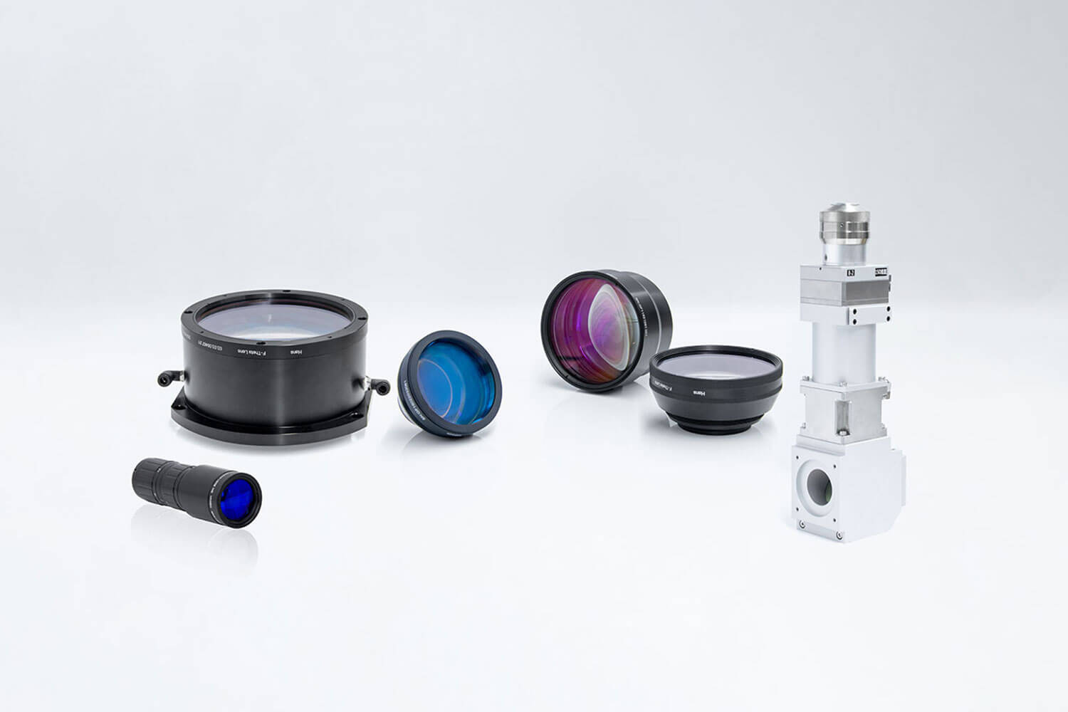 Introdução das características materiais da lente laser